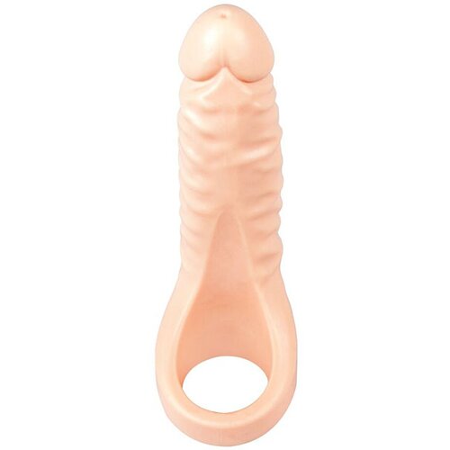 Realistixxx Double F - realistični dildo s prstenom za penis (prirodni) Cene