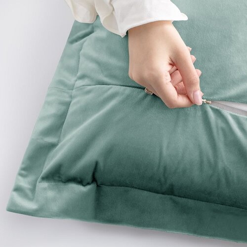 AmeliaHome Ukrasna jastučnica Velvet 50x70 cm, mint zelena Slike