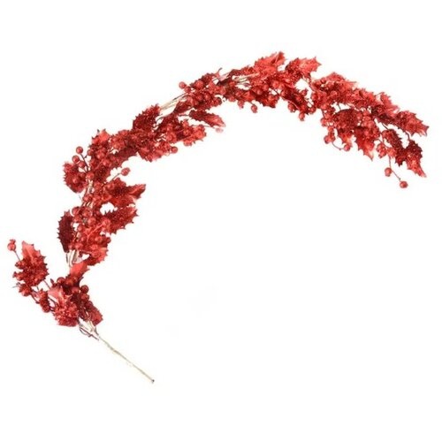 Sprig, novogodišnja grana, crvena, 120cm ( 780652 ) Slike