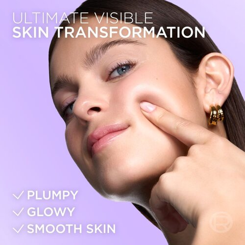 L&amp;acute;Or&amp;eacute;al Paris Revitalift Filler Glass Skin hidrogel maska s posvjetljujućim učinkom 4 kom Slike