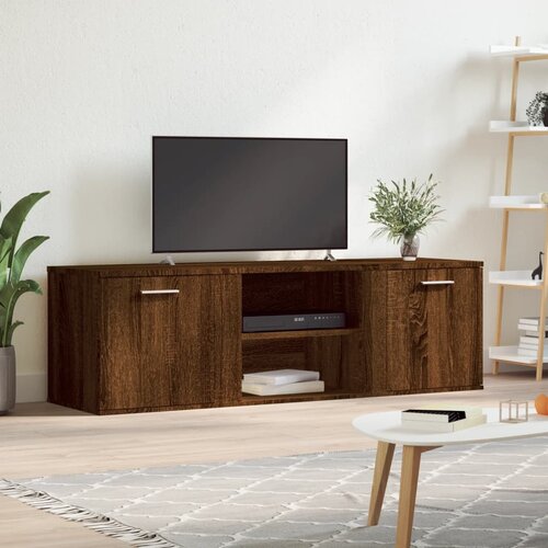 vidaXL TV omarica rjavi hrast 120x34x37 cm inženirski les Cene