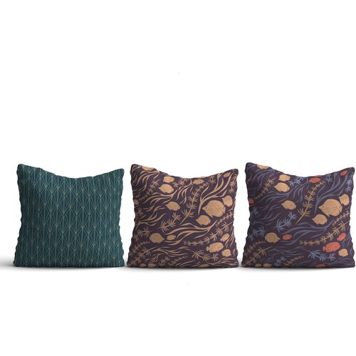 Opviq set 3 jastuka 43x43cm Šareni Cene