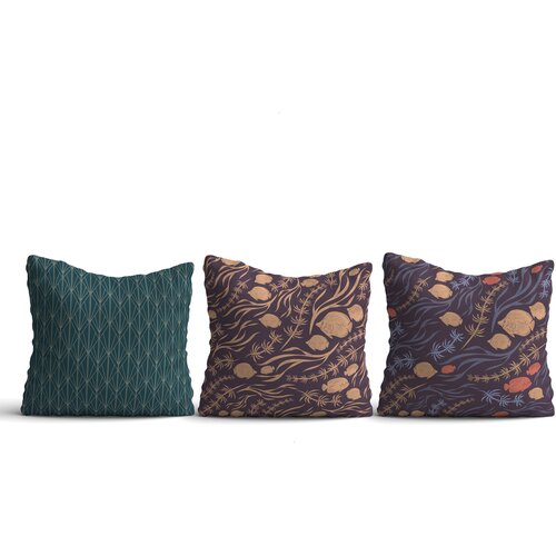 Opviq Set od 3 jastuka 43x43cm Šareni Cene