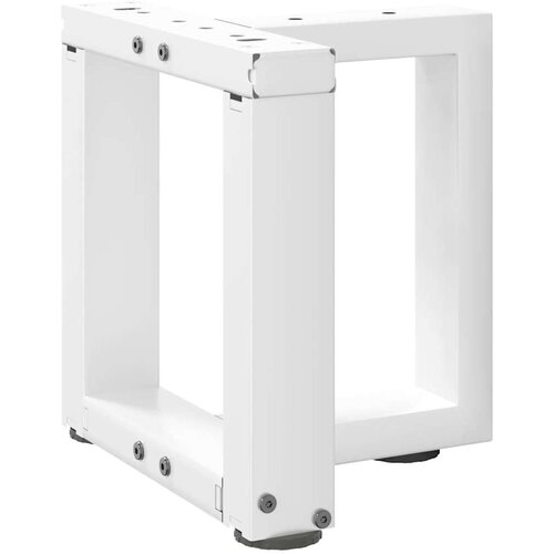  Noge za klub stolić T-oblika 2 kom Bijele 30x25x(30-31) cm Čelik - Bijela 30 x 25 x (30-31) cm 1 Slike