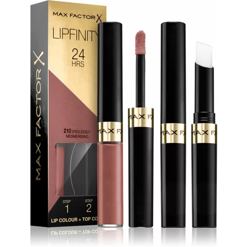 Max Factor Lipfinity 24HRS dolgoobstojna šminka z balzamom za nego ustnic 4,2 g odtenek 210 Endlessly Mesmerising za ženske