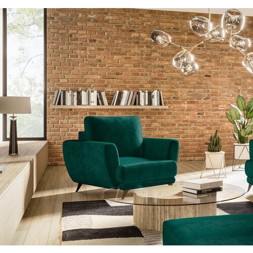 ELTAP Fotelja Megis s visokim naslonima i elinim nogama-Nube 35 Slike