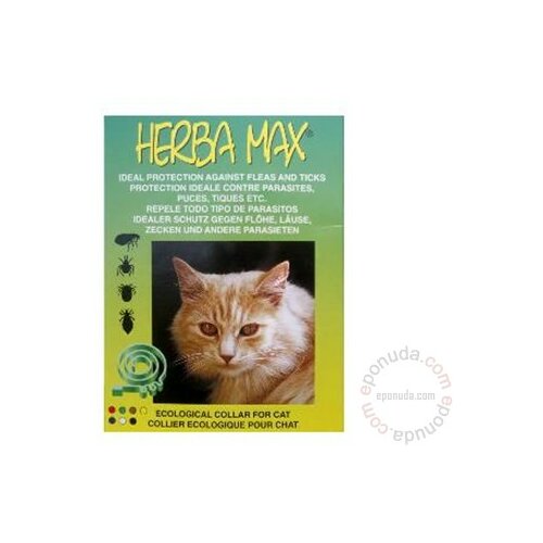 Herba Max ogrlica protiv kožnih parazita za mačke Cene