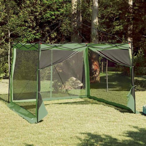 VidaXL Mrežni unutarnji &amp;scaron;ator Zelena 303 x 303 cm Slike