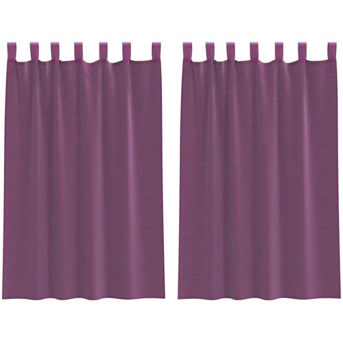 vidaXL Voile zavese z zankami 2 kosa vijolične 140x175 cm, (5000297987) Cene