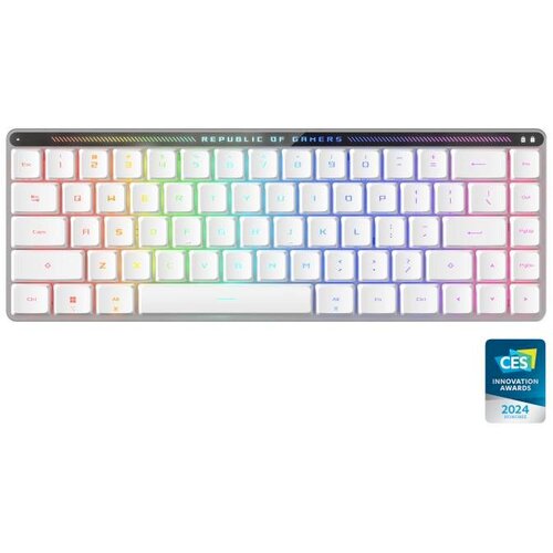 Asus Tipkovnica ROG Falchion RX Low Profile, ROG RX Red nizka stikala, RGB, USB, US SLO g., (21014108) Slike