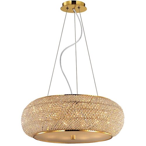Ideal Lux kristalni luster na sajli pasha 10xE14/40W/230V prečnik 55 cm zlatna Cene