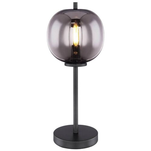 Globo NAMIZNA SVETILKA BLACKY 1XE14 ČRNA / DIMLJENO STEKLO Slike