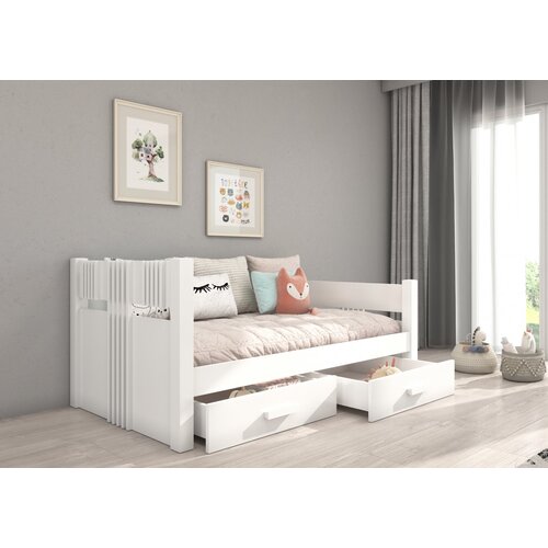 ADRK Otro�ka postelja BIBI z vzmetnico in predali 180x80 cm - BELA Cene