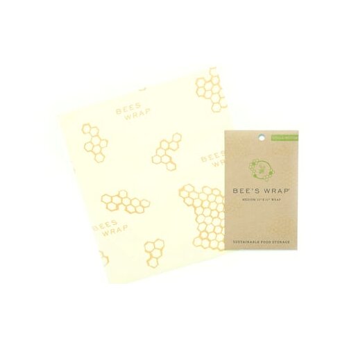 Bee&amp;rsquo;s Wrap eko &amp;quot;folija&amp;quot; od pčelinjeg voska - medium (25x27,5 cm) Slike