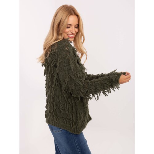 RUE PARIS Sweater-MI-SW-1308.21-khaki Slike