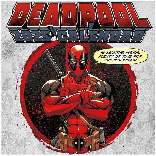 Pyramid zidni kalendar deadpool - 2025 square calendar 30x30cm Cene