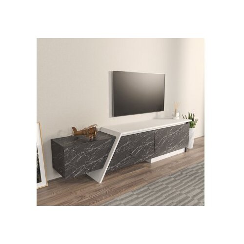 Hanah home TV komoda Zonas, 180x28,6x35 cm, siva Slike