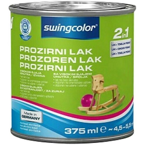 SWINGCOLOR Prozirni lak za namještaj 2u1 (375 ml, Visokog sjaja) Cijene