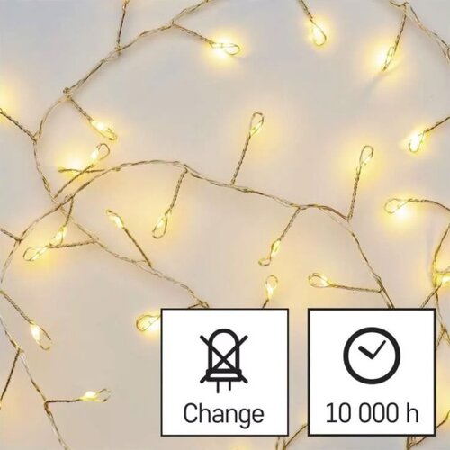 LED lanac 100xLED/3xAA 2,7m toplo belo Slike