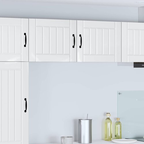  Ormar za Zid Lucca 2 pcs Bijela visokog sjaja 50 x 31 x 40 cm Cijene