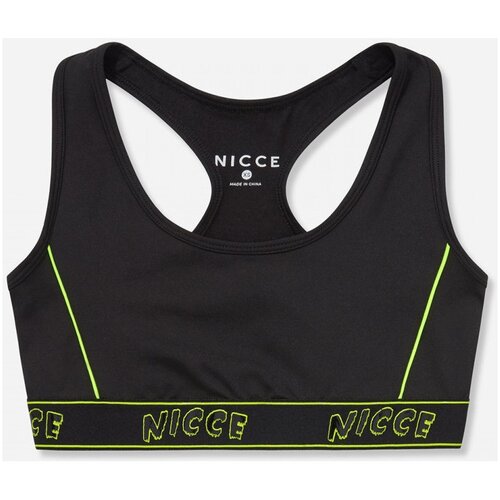 Nicce London Športni nedrčki Carbon racerback bra Črna Cene