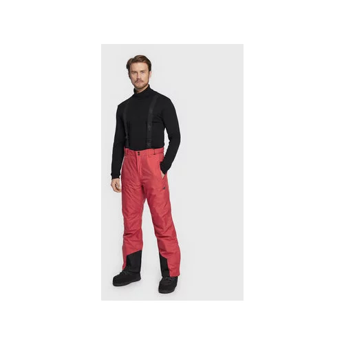 4f Smučarske hlače H4Z22-SPMN001 Rdeča Regular Fit