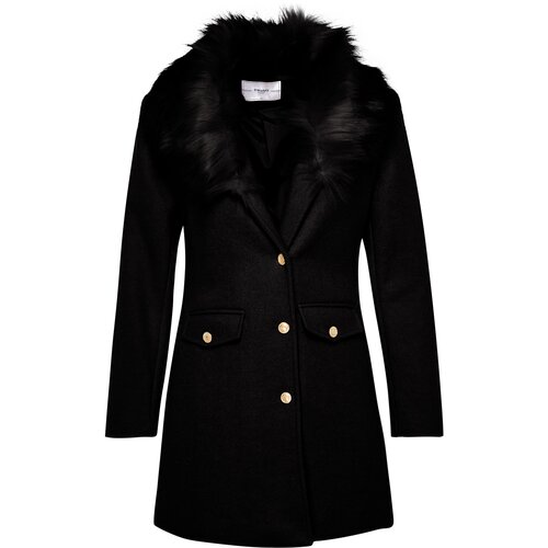 Trendyol Coat - Black - Double-breasted Cene