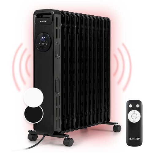 Klarstein Thermaxx Heatstream, radiator na olje, 2500 W, 5–35 °C, 24-urni časovnik, črn Cene
