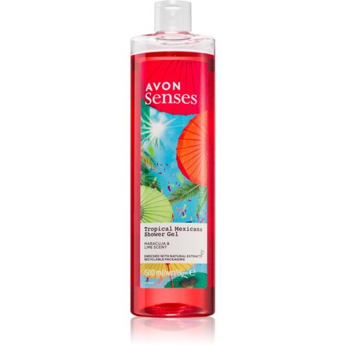 Avon Senses Tropical Mexicana osvježavajući gel za tu&amp;scaron;iranje 500 ml Slike