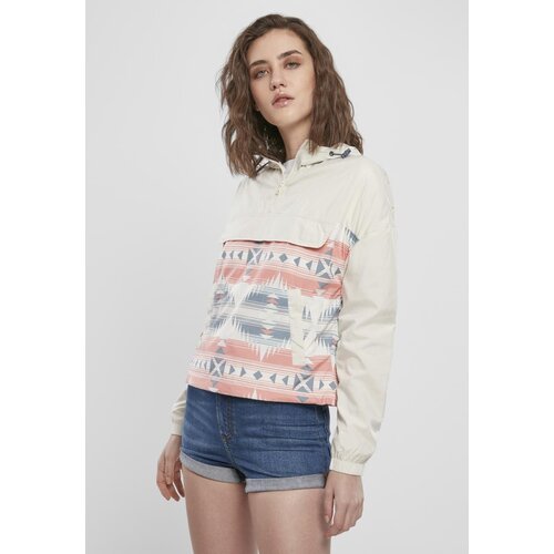 Urban Classics Ladies Extended Shoulder Pull Over Jacket Offwhite/summerinka Cene