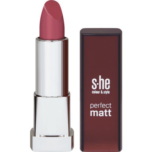 s-he colour&style perfect matt ruž za usne – 333/420 5 g Slike