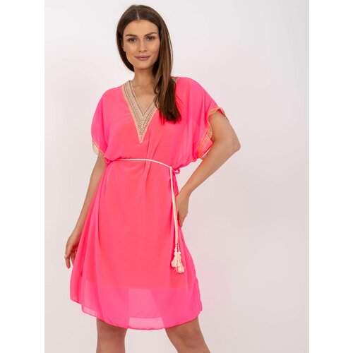Italy Moda Dress-DHJ-SK-1508.12-fluo pink Cene
