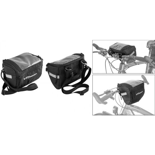 ViTcomp torbica za volan 300x300D polyester crna Slike