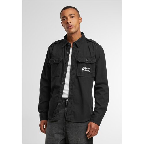 Mister Tee Men&amp;#039;s long-sleeved shirt Always Watching black Slike