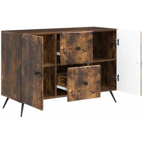  Kreveta Dimljeni hrast 89 x 34,5 x 60 cm Konstruirano drvo Slike