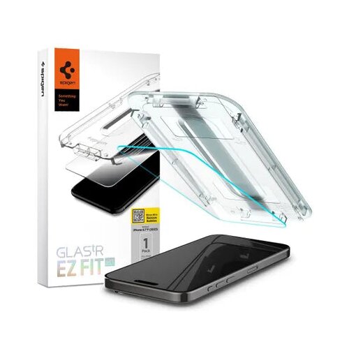  Kaljeno steklo SPIGEN GLAS.TR EZ FIT IPHONE 15 PRO prozorno Cene