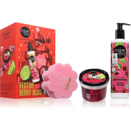Organic Shop Festive Berry Bliss poklon set za tijelo Slike