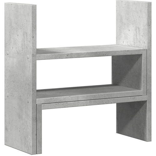  Organizator za stol podesivi boja betona 40 x 17 x 41 cm drveni Slike