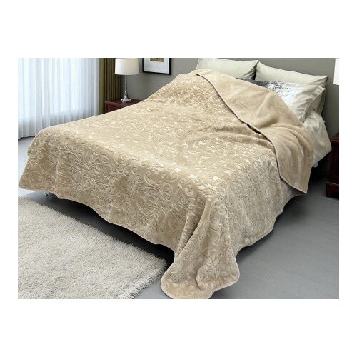  Ćebe Merinos 220x240cm A8 Cvet Krem boja ( VLK000396-A8cvet ) Slike