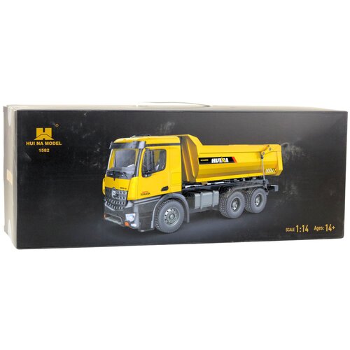 Lean Toys RC Huina prekucnik z lučmi in zvoki rumene barve 1:14 Slike