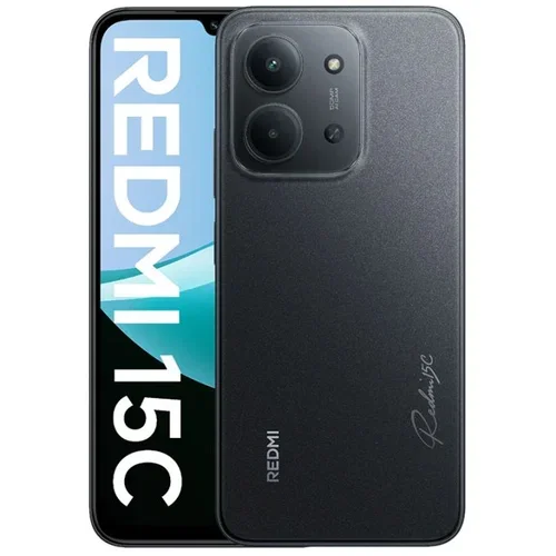 Xiaomi mobitel redmi 15C dual sim 6GB 128GB black