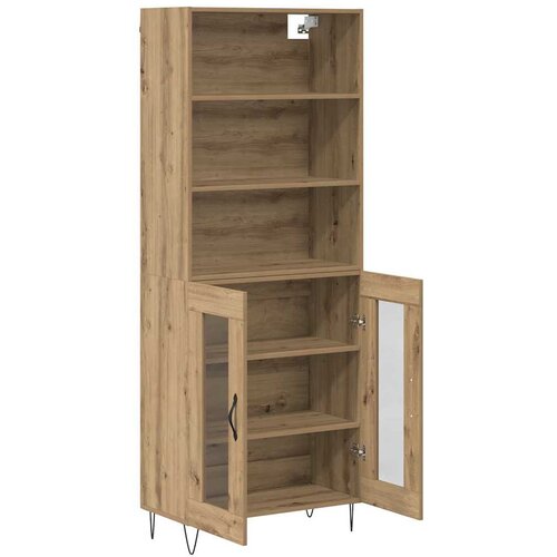  Highboard 2 kom. Umjetnički hrast 69,5 x 34 x 180 cm Slike