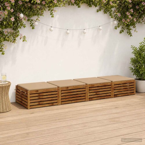  Jastučići za sjedenje SOEST 4 kom. 100% poliester Pijesak Cijene