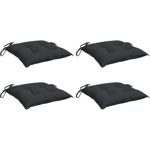  Jastuci za palete 4 kom crni 50 x 50 x 7 cm od tkanine Oxford Slike