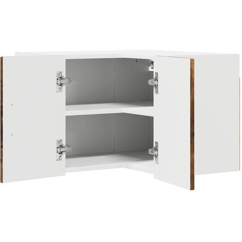  Zidni kutni ormar Lucca Dimljeni hrast 57 x 57 x 40 cm Slike
