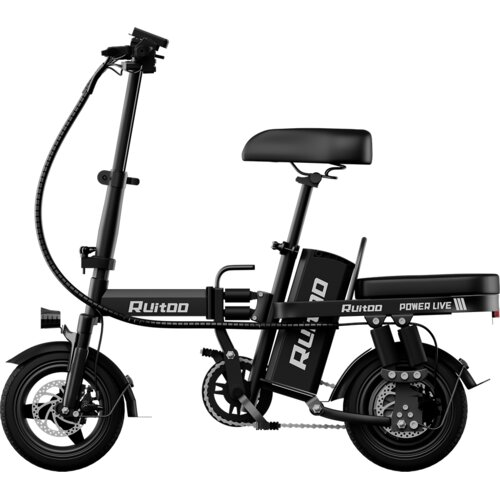 RUITOO Zložljivo električno kolo T14, prenosno 14", 48V/13Ah, snemljivo, črno, (5000255691) Cene