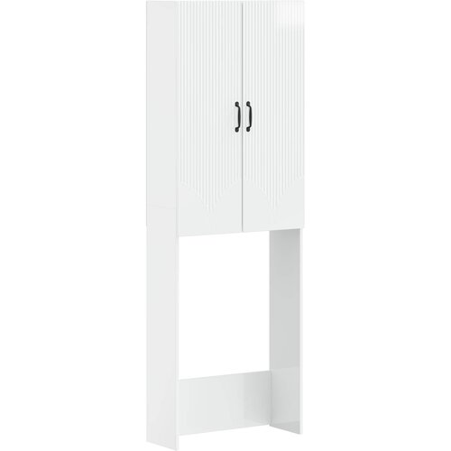  Kabinetska WC HOORN Bijela visokog sjaja 66 x 25,5 x 190 cm Slike