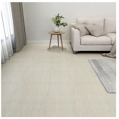 VidaXL Samoljepljive podne obloge 55 kom PVC 5 11 m&amp;sup2; krem Slike