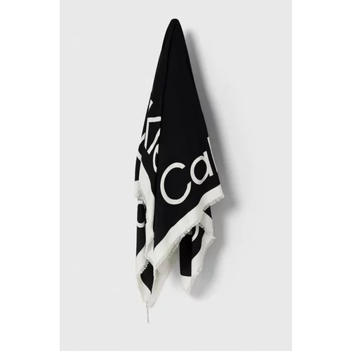 Calvin Klein Marama za žene, boja: crna, s uzorkom, K60K611739