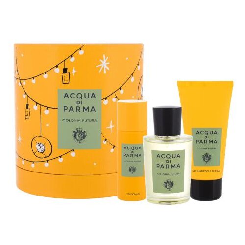 Acqua Di Parma Colonia Futura set: EDC 100 ml + gel za prhanje 75 ml + deodorant 50 ml unisex Cene